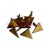 Trójkątny emblemat kołnierzowy młodszej kadry dowódczej