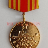 Czeski medal pamiątkowy za wyzwolenie Pragi w 1945r złoty