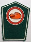 Naszywka szeregowego członka służby ratownictwa ogólnego, terenowej formacji OC, 